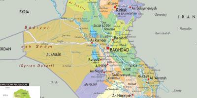 Городов Ирака карте