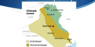 Карта Ирака климата