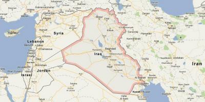 Карта Ирака
