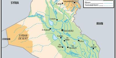 Карта высот Ираке 
