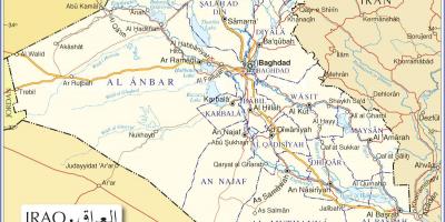 Карта Ирака дорог