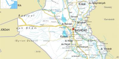 Карта реки Ираке 